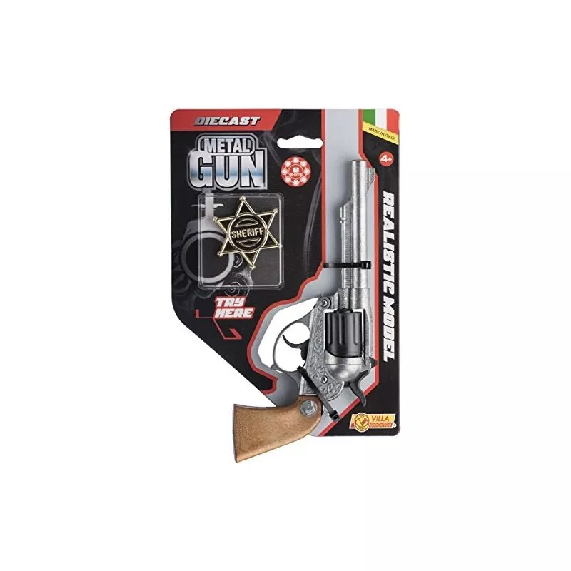 Villa juguetes 61592 pistola metal gun alabama old pruébame barato