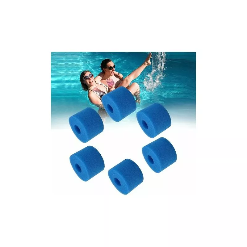 Vttqx 6 uds. S1 tipo esponjas de filtro de piscina de espuma para Intex 29001E Pure Spa bañera de hidromasaje reutilizable tipo S1 filtro de piscina barato