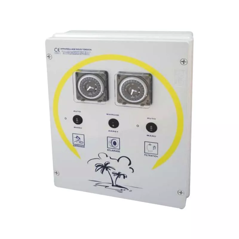 Wa Conception - caja electrica para filtracion + 1 proyector 300w + escoba - detfb 1 pd barato