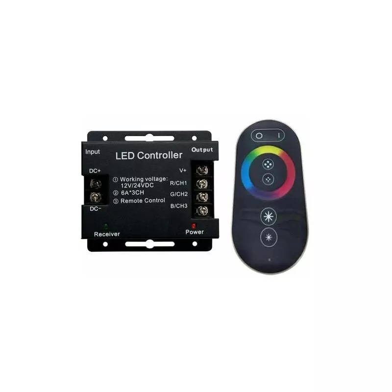 Warmpool - Controlador led rgb con control remoto barato