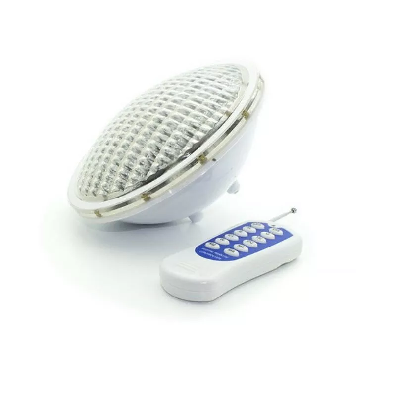 Warmpool - Lampara led PAR56 acrílico 24W blanco/rgb +mando Modelo: rgb 24W con mando barato