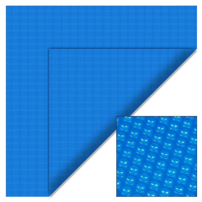 Wiltec - Cubierta Solar Piscina Azul Isotérmica De Burbujas Rectangular 5X8M Cobertor Protección Barato