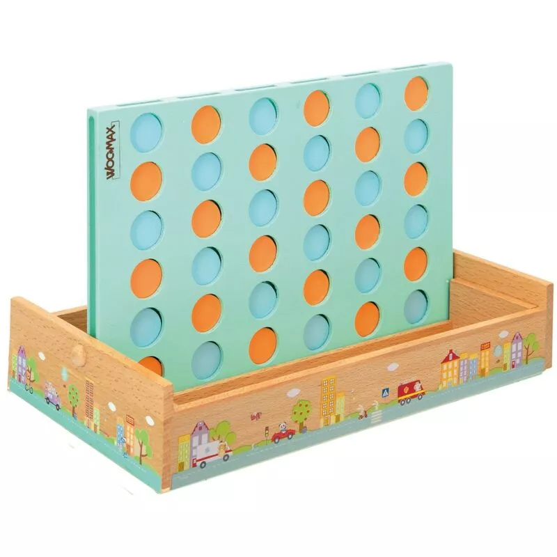 Woomax - Juego Cuatro en Raya madera Studio Circus barato