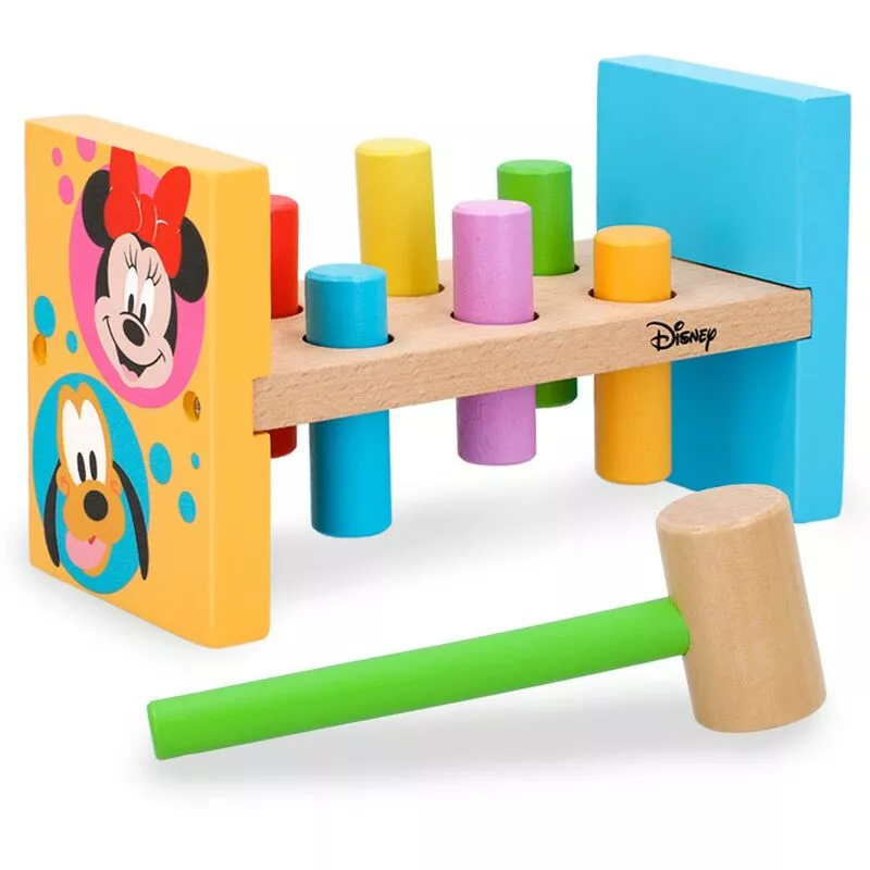 Woomax - Juego martillo y bloques de madera Disney barato