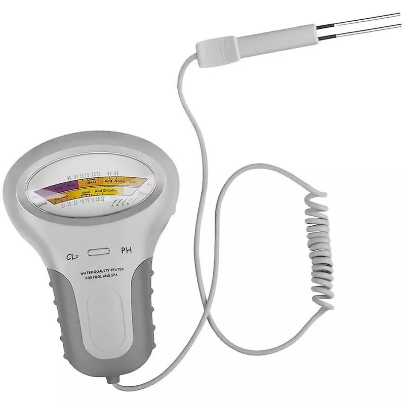 Xinuy - Medidor de cloro de prueba de calidad de agua de spa de piscina dos en uno barato