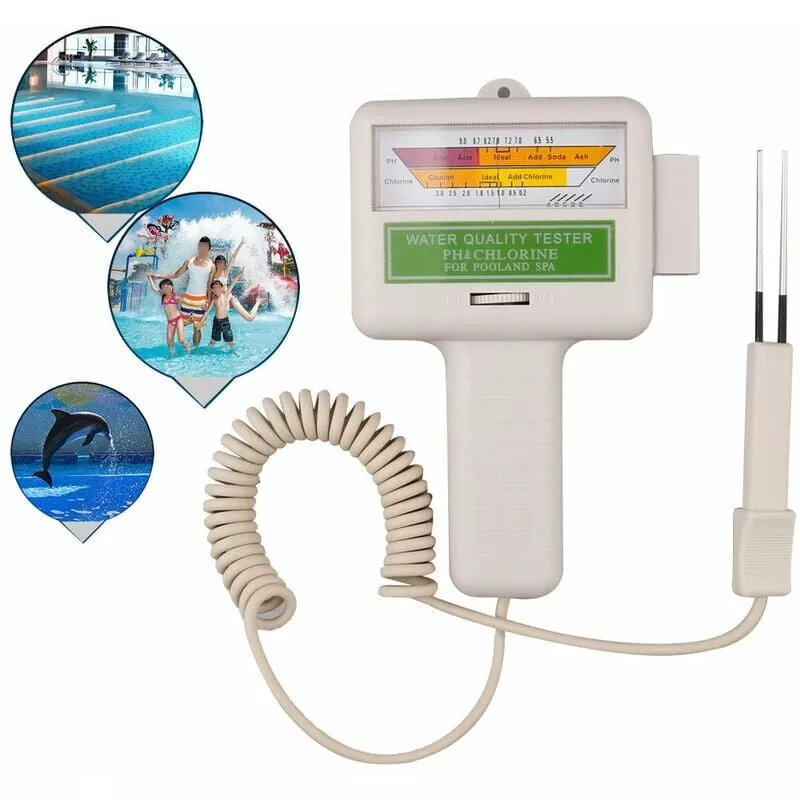 Xinuy - Medidor electrónico de cloro y pH para piscinas - Medidor de calidad del agua barato