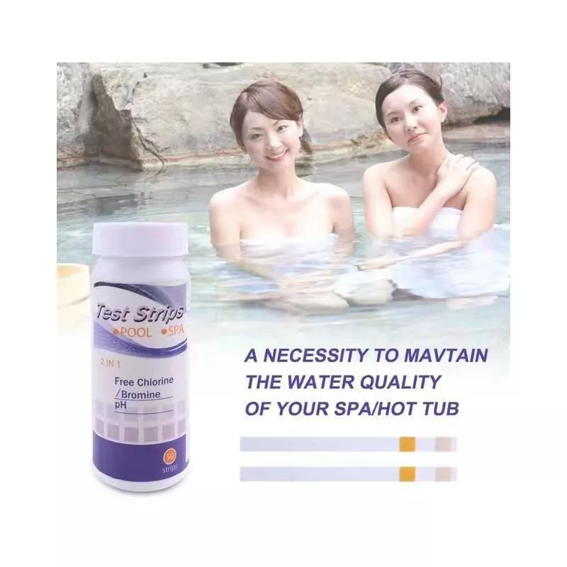 Xinuy - Prueba de piscina 2 juegos de pruebas cloro / bromo / dureza total / ph / ácido cianúrico / alcalinidad total calidad del agua barato