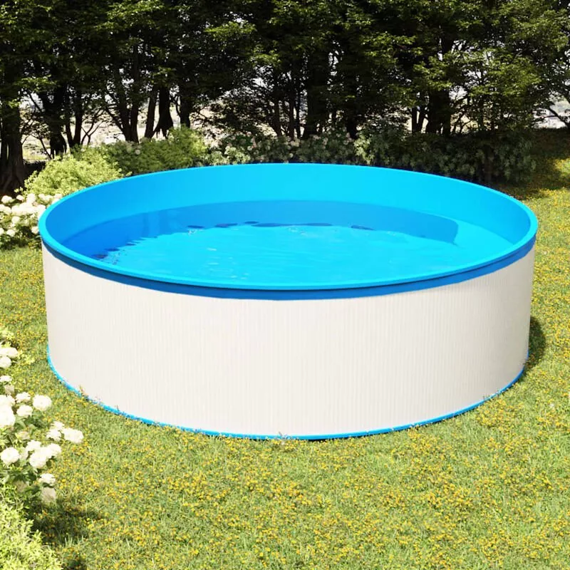 Youthup - Piscina de chapoteo blanca 350x90 cm barato