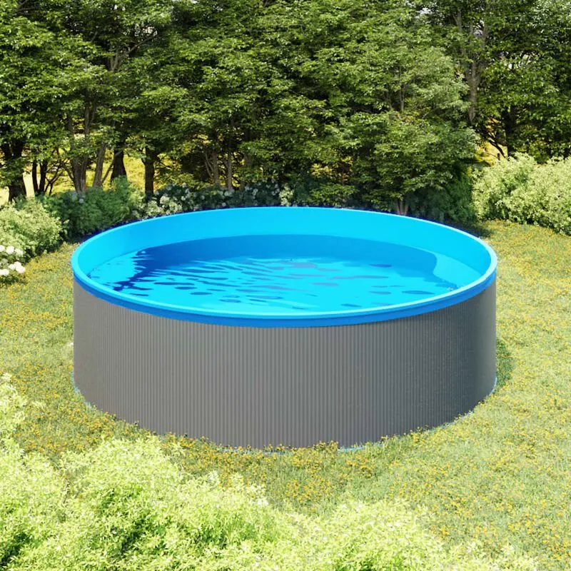 Youthup - Piscina de chapoteo gris 350x90 cm barato