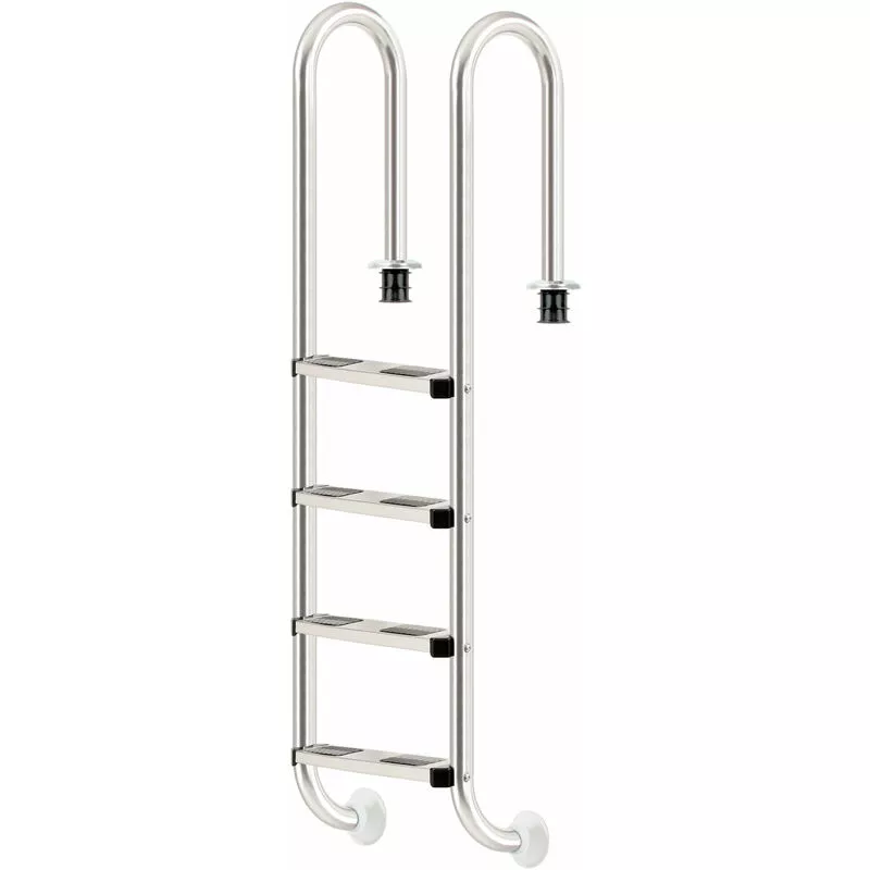Zelsius - Escalera para piscina de acero inoxidable con 4 peldaños 50