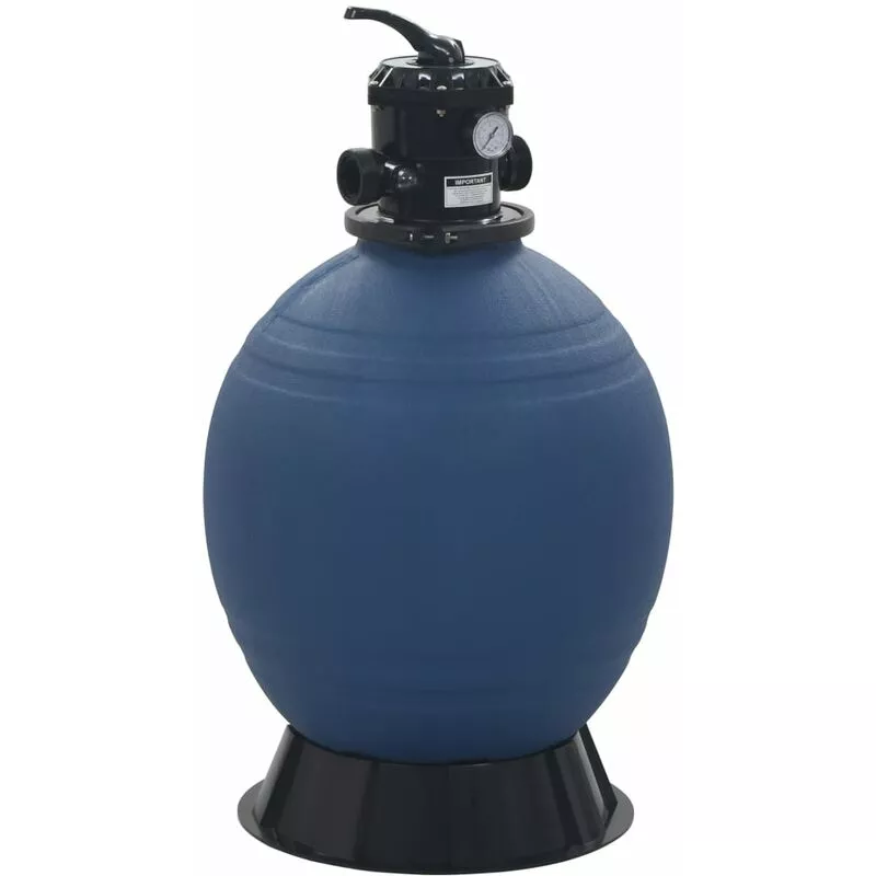 Zqyrlar - Filtro de arena de piscina válvula de 6 posiciones azul 560 mm barato
