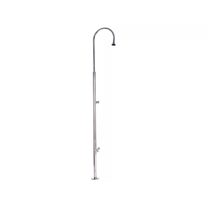 ducha de piscina de acero inoxidable de 2