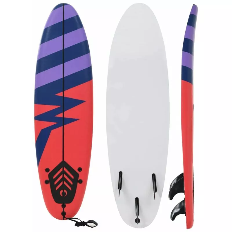 vidaXL Tabla de surf 170 cm rayas - Multicolor barato